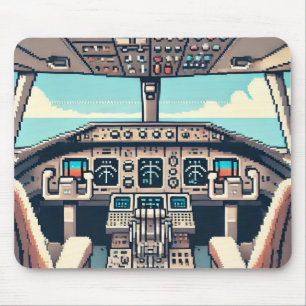 Retro Cockpit Mousepad (Licht)