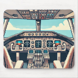 Retro Cockpit Mousepad (Licht)