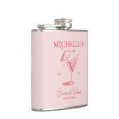 Retro Cocktail Junggeselinnen-Abschied Flachmann (Rechts)