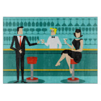 Retro Cocktail Lounge Cutting Board