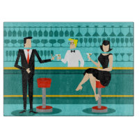 Retro Cocktail Lounge Cutting Board