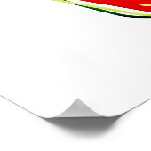 Retro Cocktail Lounge Eidechse blutigen Mami Bar Poster (Ecke)