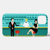 Retro Cocktail Lounge iPhone 6 Hülle (Rückseite (Horizontal))