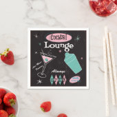 Retro Cocktail Lounge Napkins Serviette (Beispiel)