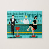 Retro Cocktail Lounge Puzzle (Horizontal)