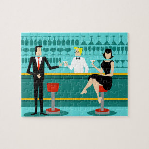Retro Cocktail Lounge Puzzle