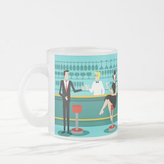 Retro Cocktail Lounge Tasse (Links)