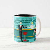 Retro Cocktail Lounge Tasse (VorderseiteRechts)