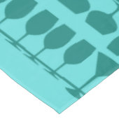 Retro Cocktail Lounge Tischdecke (Schrägansicht)