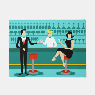 Retro Cocktail Lounge Türmatte