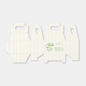 Retro Cocktail Moderner Bachelorett Grün & Gelb Geschenkschachtel (Ungefaltet)