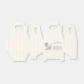 Retro Cocktail Moderner Bacheloretto Gelb Geschenkschachtel (Ungefaltet)