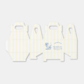 Retro Cocktail Modernes Bachelorette Blau Geschenkschachtel (Ungefaltet)