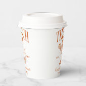 Retro Cocktail Orange Custom Pappbecher (Links)