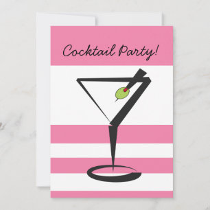 Retro-Cocktail-Party Einladung