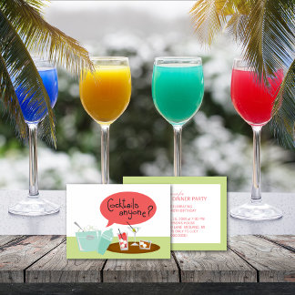 Retro-Cocktail-Party Einladungen