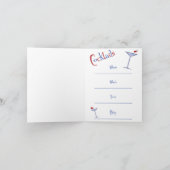 Retro Cocktail Party Invitation Einladung (Innenseite)