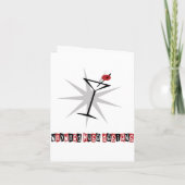 Retro Cocktail Party Invitation Einladung (Rückseite)