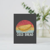 Retro Coco Brot Liebhaber Geschenk Postkarte (Stehend Vorderseite)