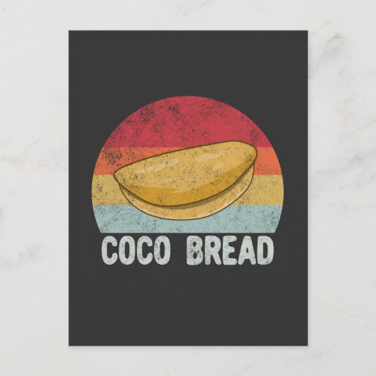 Retro Coco Brot Liebhaber Geschenk Postkarte (Vorderseite)