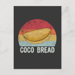 Retro Coco Brotliebhaber-Geschenk Postkarte