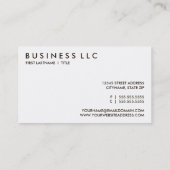 Retro COCONUT Visitenkarte (Rückseite)