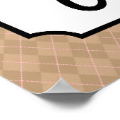 Retro Coffee Art Poster Print (Ecke)