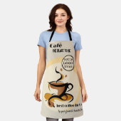 Retro Coffee Barista Schürze (Getragen)