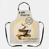 Retro Coffee Barista Schürze (Vorderseite)