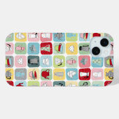 Retro Coffee Case-Mate iPhone Hülle (Rückseite (Horizontal))