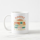 Retro Coffee Code Create Passion Programmer Mug Kaffeetasse (Links)
