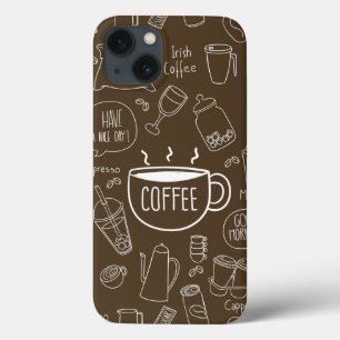 Retro Coffee Cup Muster Tasse - Perfekt für Barist Case-Mate iPhone Hülle