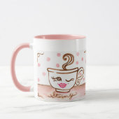 Retro Coffee Cup-Tasse Tasse (Links)