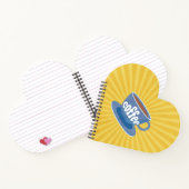 Retro Coffee Design Notebook Notizblock (Innenseite)