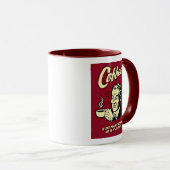 Retro Coffee Drink Man Tasse (VorderseiteRechts)