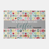 Retro Coffee Fußmatte (Vorderseite)