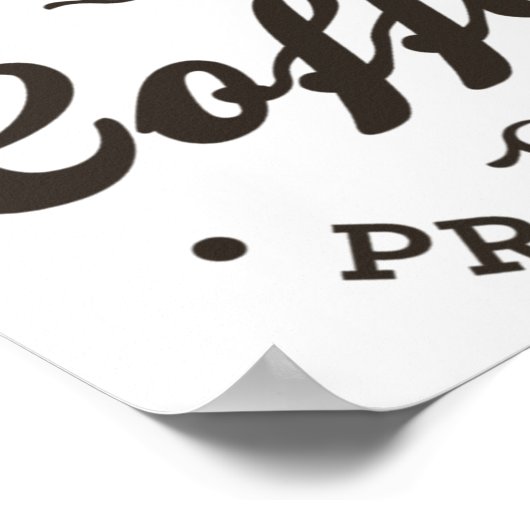 Retro Coffee Labels Poster (Ecke)