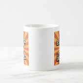 Retro Coffee Lover Design mit Coffein Vibes Kaffeetasse (Mittel)