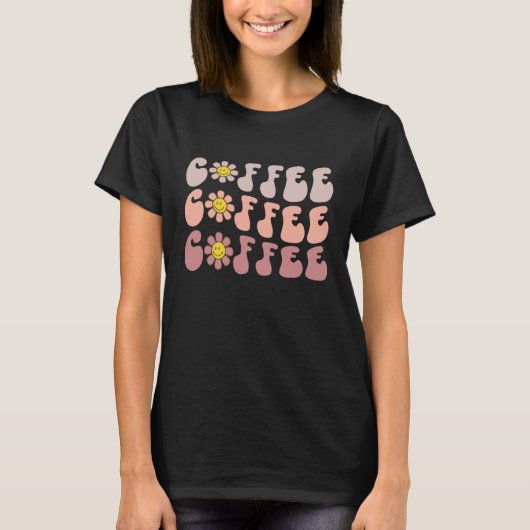 Retro Coffee Lover T-Shirt (Vorderseite)