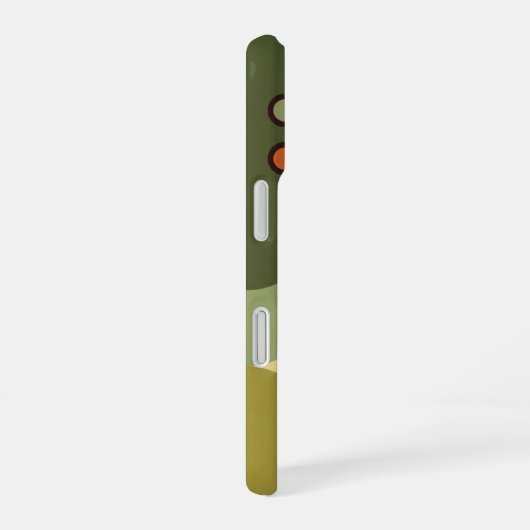 Retro Coffee Machine Panel iPhone 16 Hülle (Rechte Seite)