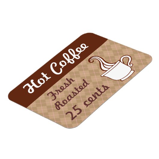 Retro Coffee Magnet (Linke Seite)