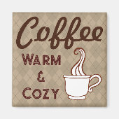 Retro Coffee Magnet Geschenk (Vorne)