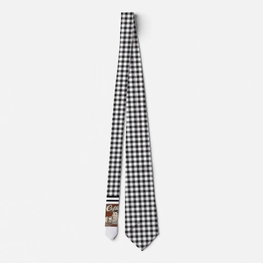 Retro Coffee Necktie Krawatte (Rückseite)
