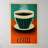 Retro Coffee Poster (Vorne)
