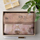 Retro Coffee Shabby Chic Decoupage Seidenpapier (Geschenk)