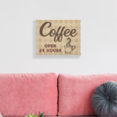 Retro Coffee Shop Diner Art Leinwanddruck (Insitu (Wohnzimmer))