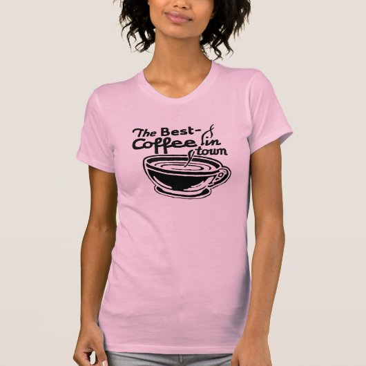 Retro Coffee T-Shirt (Vorderseite)