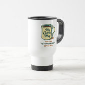 Retro Coffee Tasse Spaß Design (VorderseiteRechts)