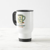 Retro Coffee Tasse Spaß Design (Vorderseite Links)