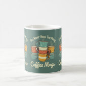 Retro Coffee Tasse Stack Illustration (Mittel)